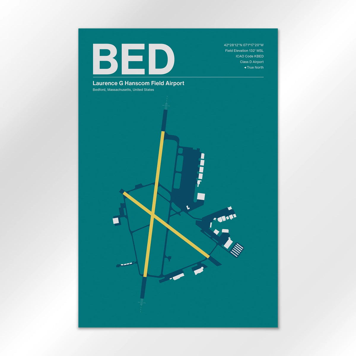 BED Airport Diagram