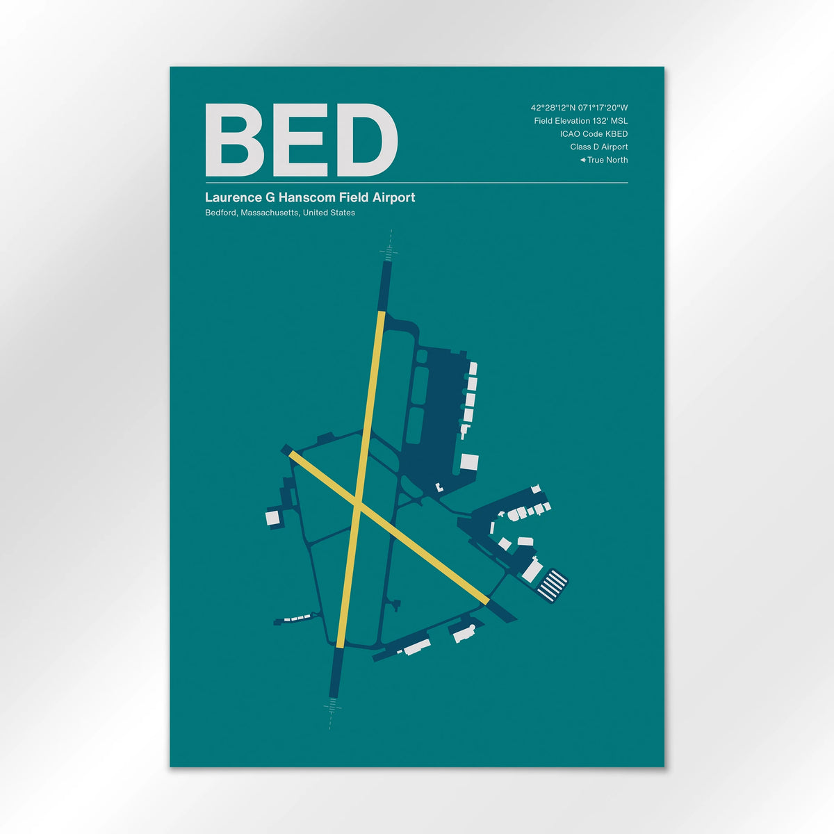 BED Airport Diagram