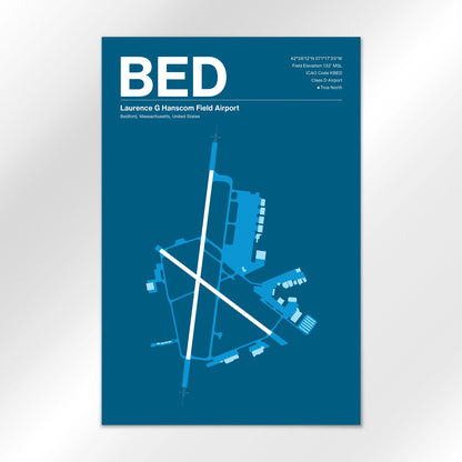 BED Airport Diagram
