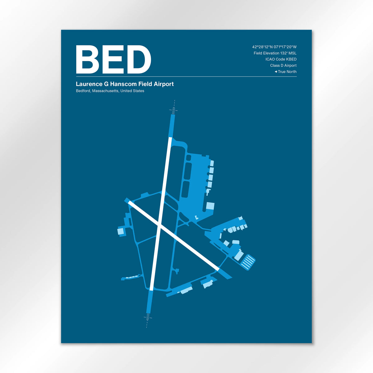 BED Airport Diagram