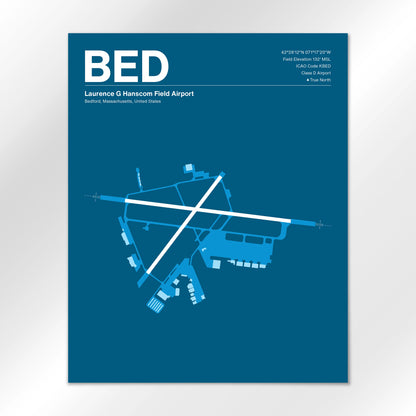 BED Airport Diagram