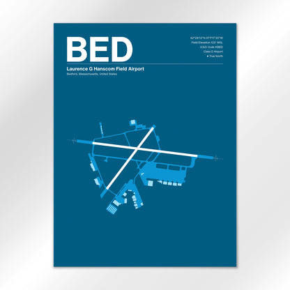 BED Airport Diagram