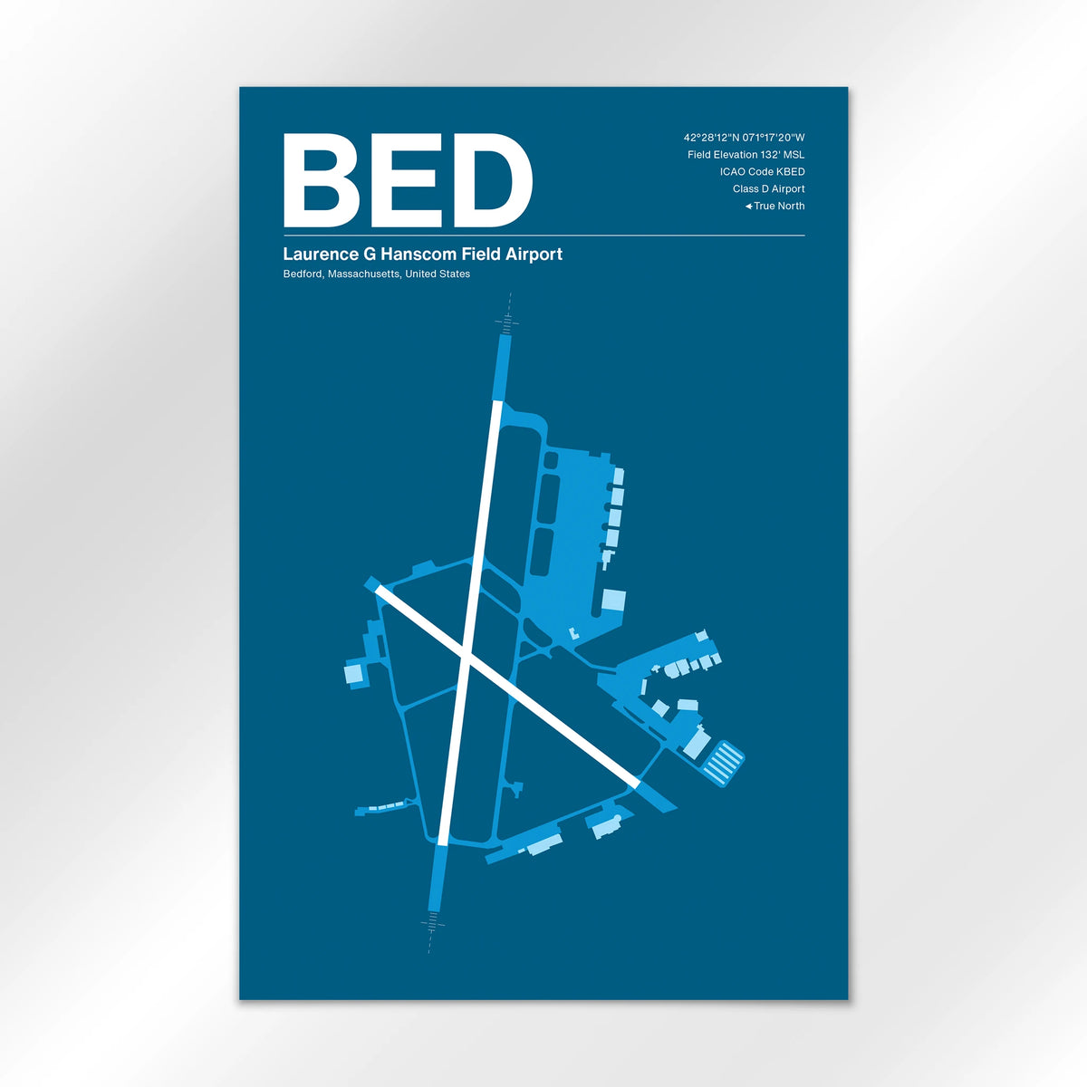 BED Airport Diagram