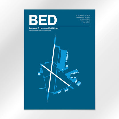 BED Airport Diagram