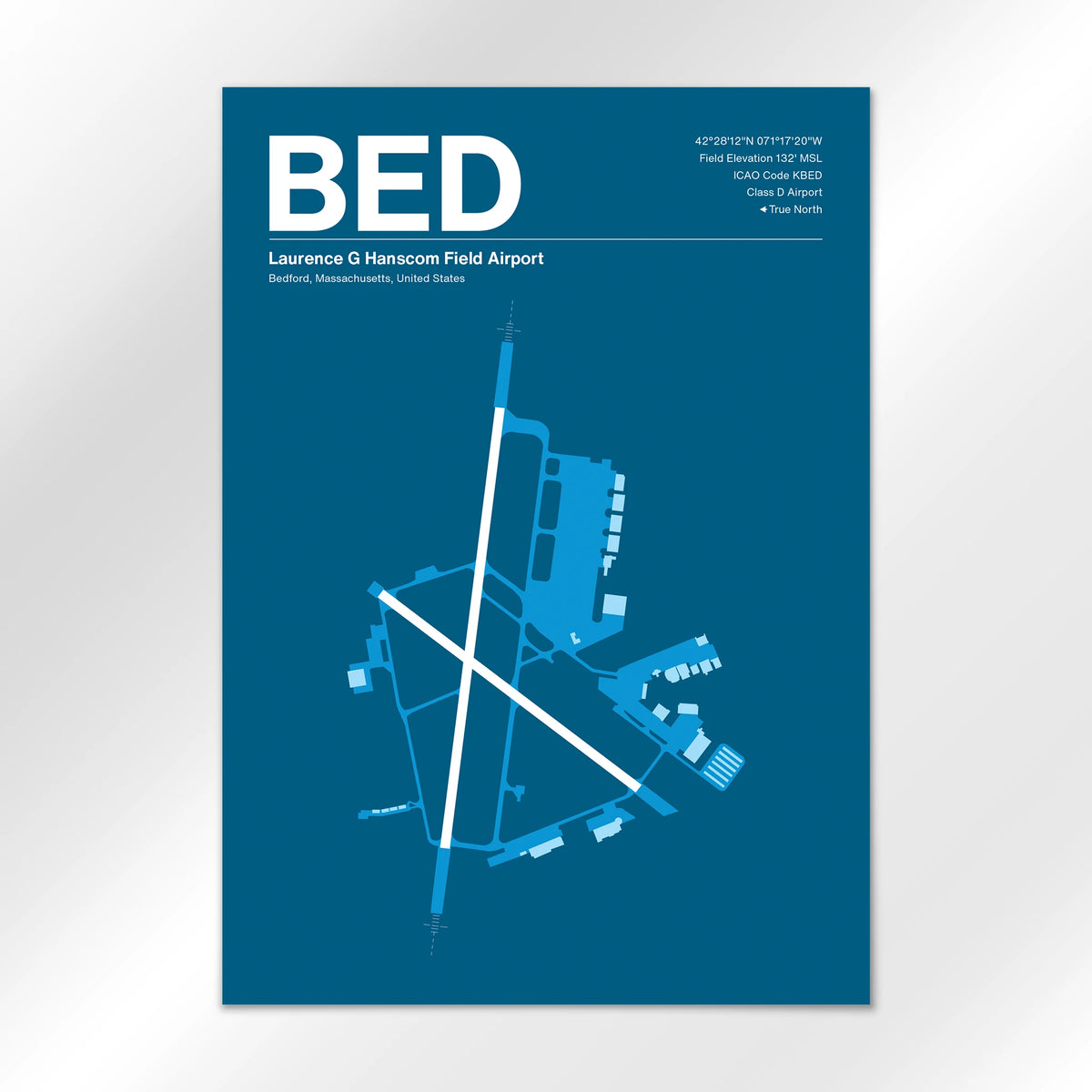 BED Airport Diagram