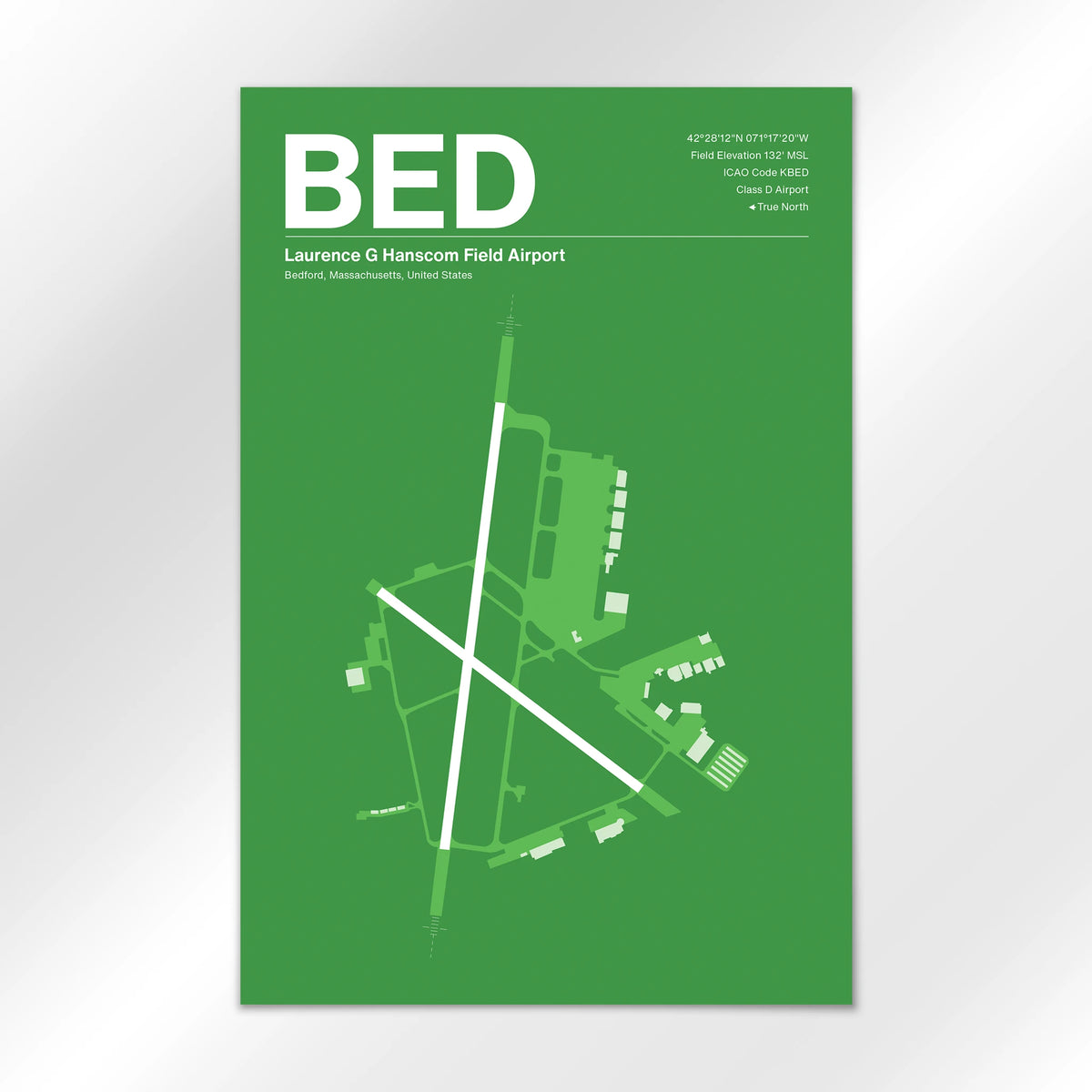 BED Airport Diagram