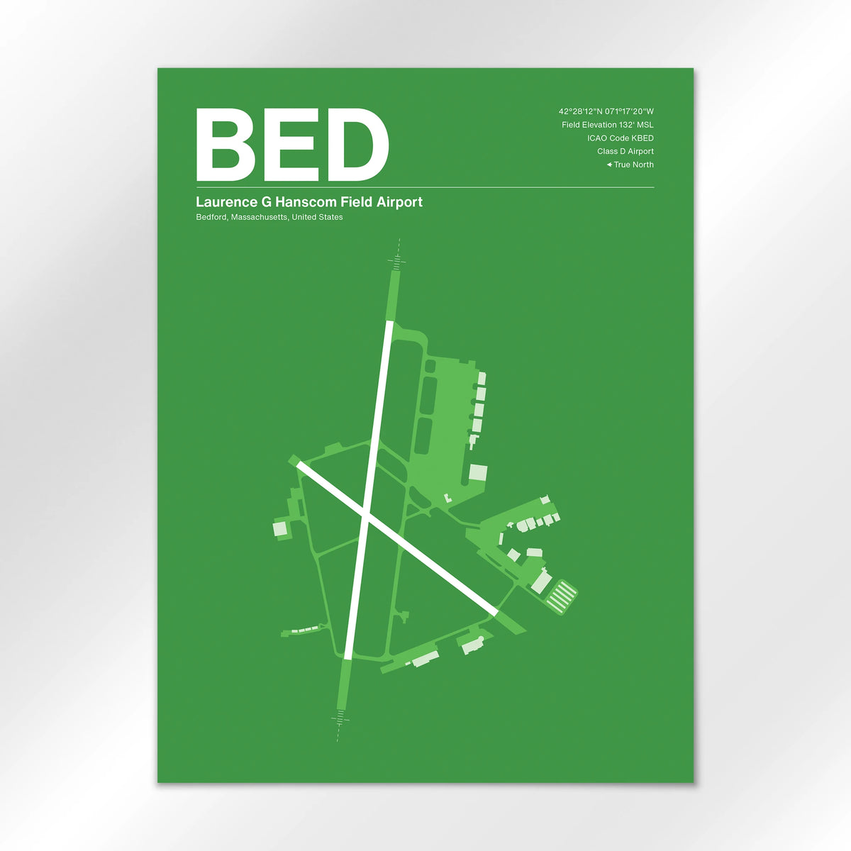 BED Airport Diagram