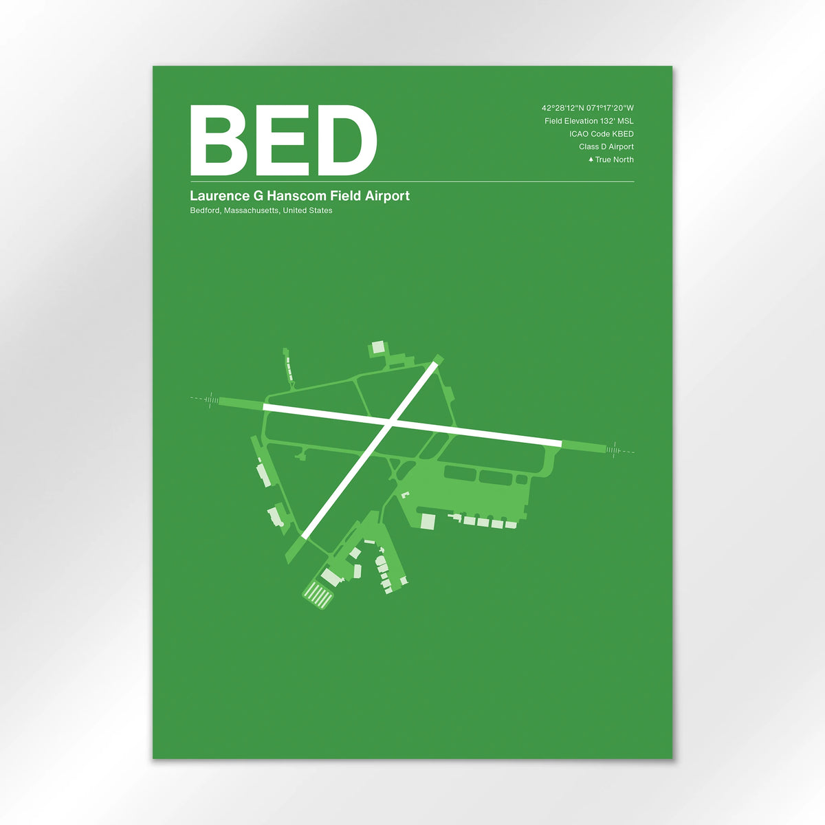 BED Airport Diagram