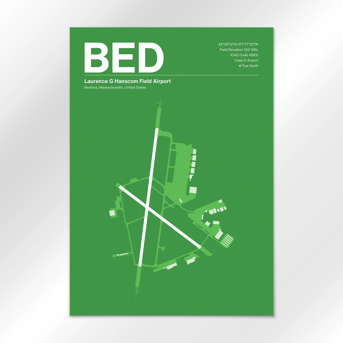 BED Airport Diagram