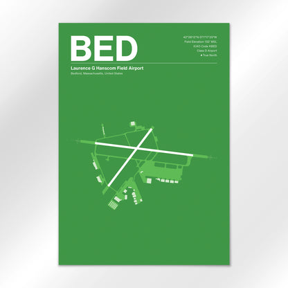 BED Airport Diagram