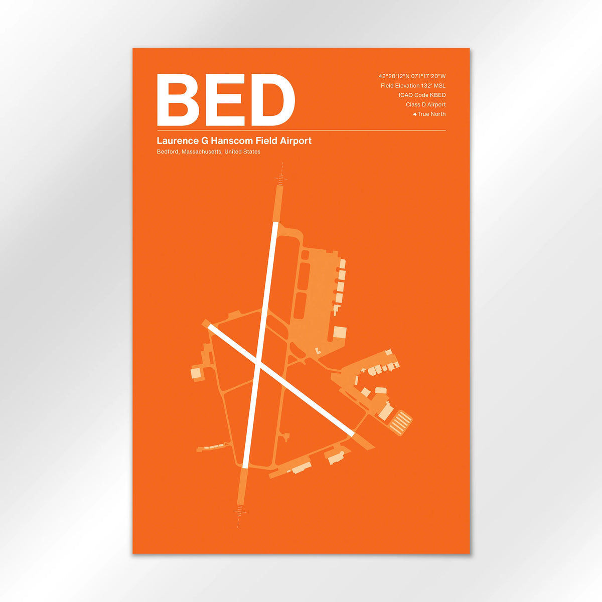 BED Airport Diagram