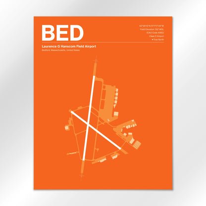 BED Airport Diagram