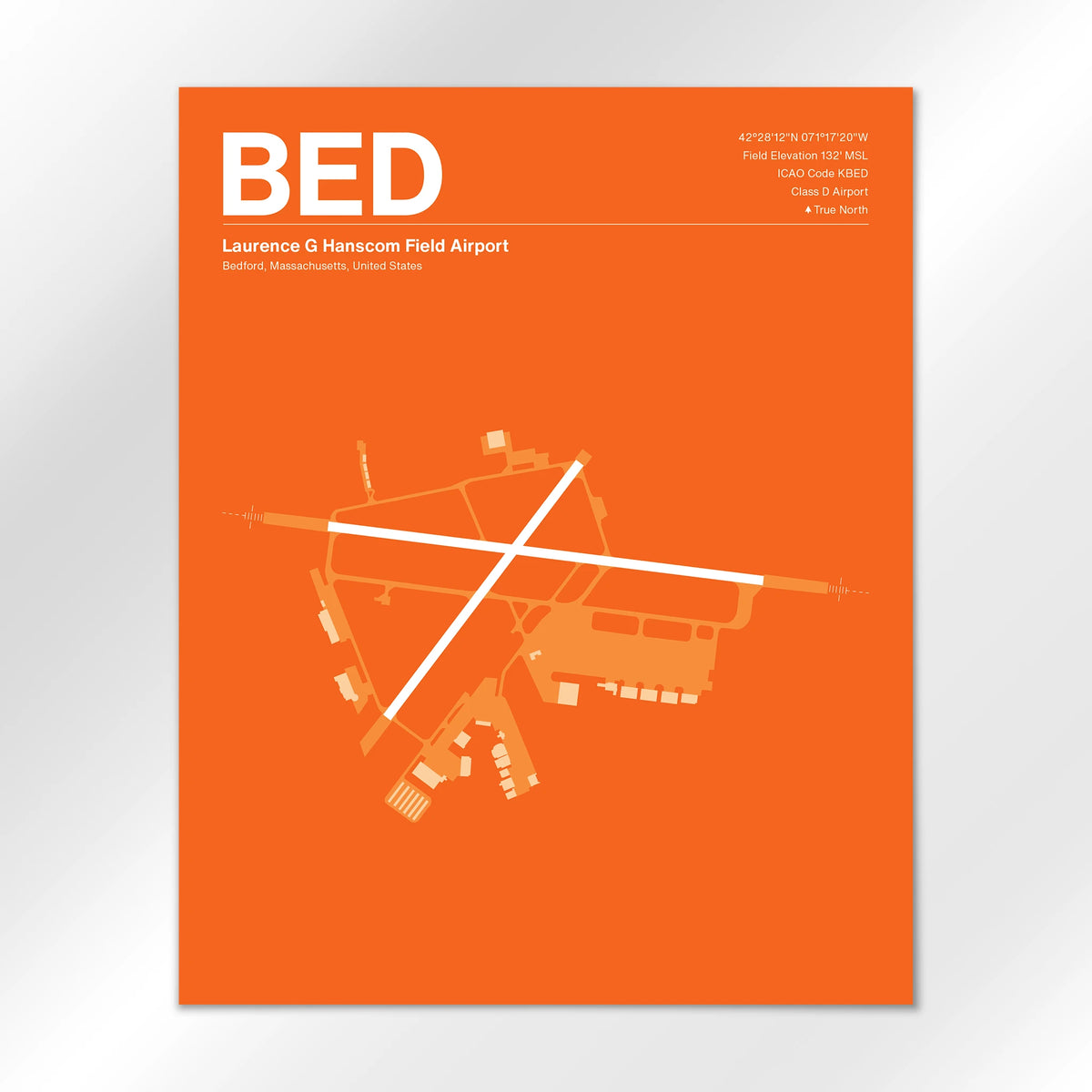 BED Airport Diagram