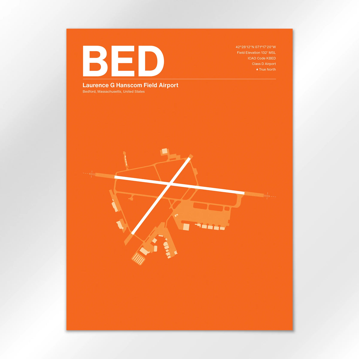BED Airport Diagram