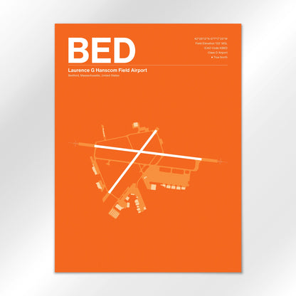 BED Airport Diagram