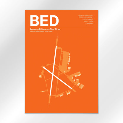 BED Airport Diagram