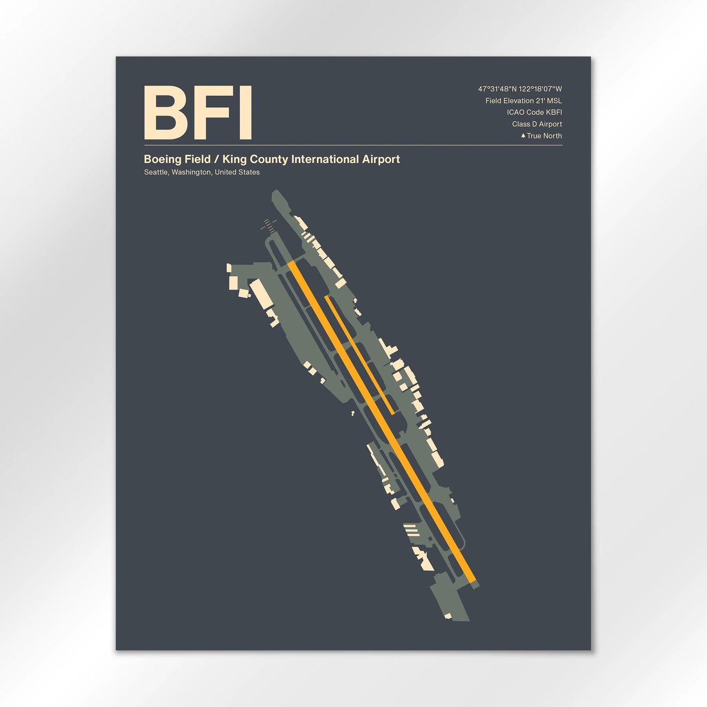 BFI Airport Diagram