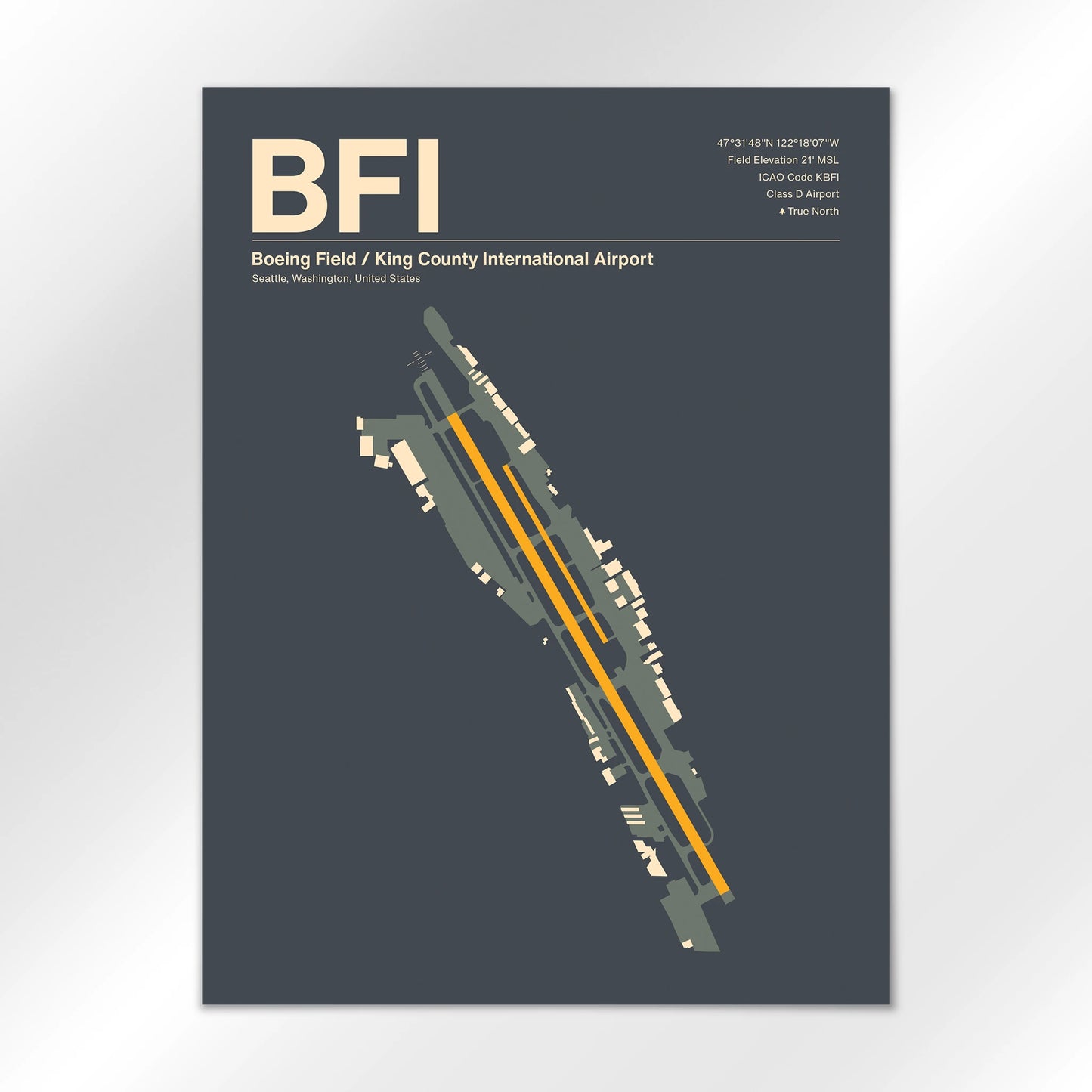 BFI Airport Diagram