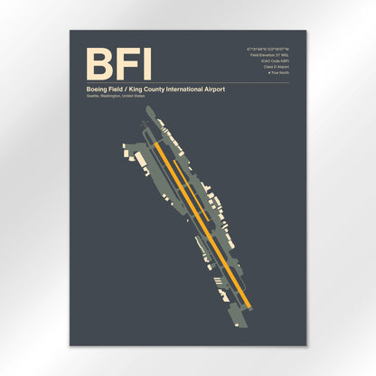 BFI Airport Diagram