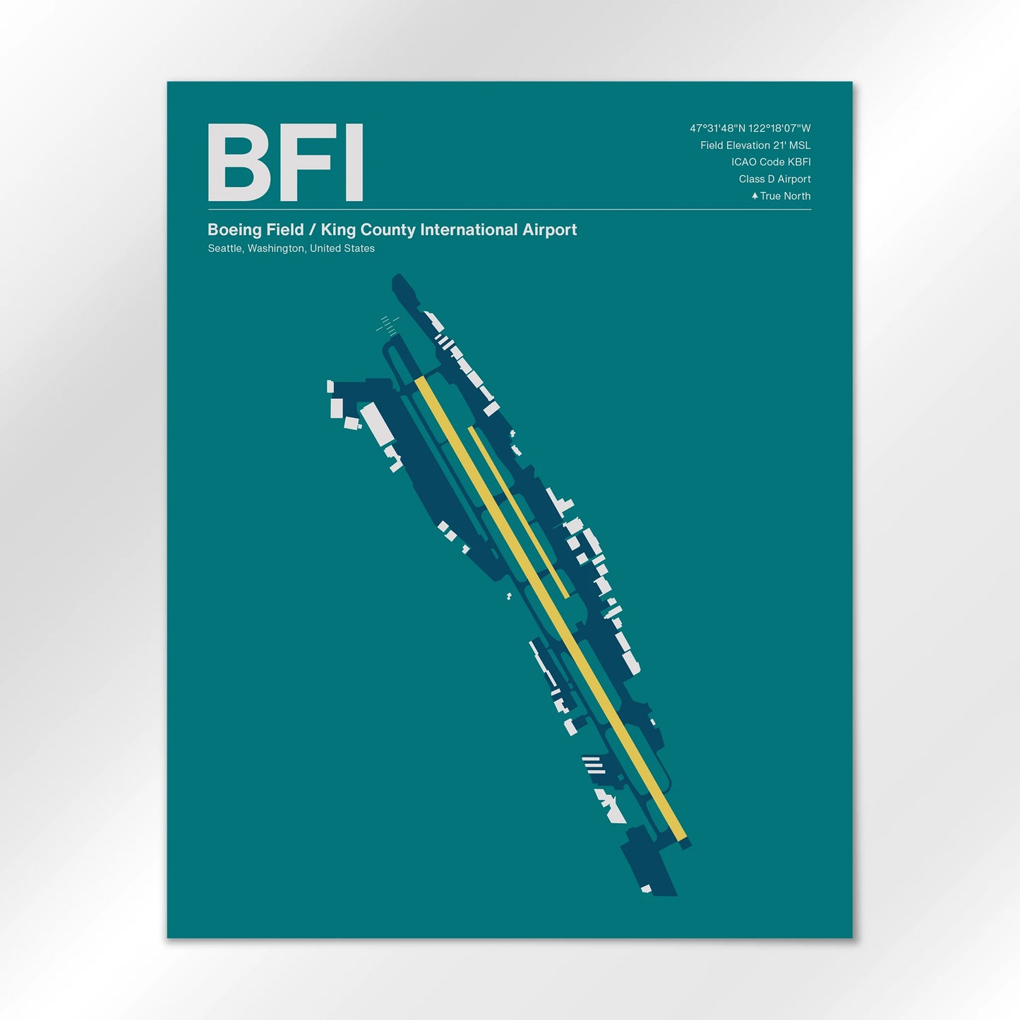 BFI Airport Diagram