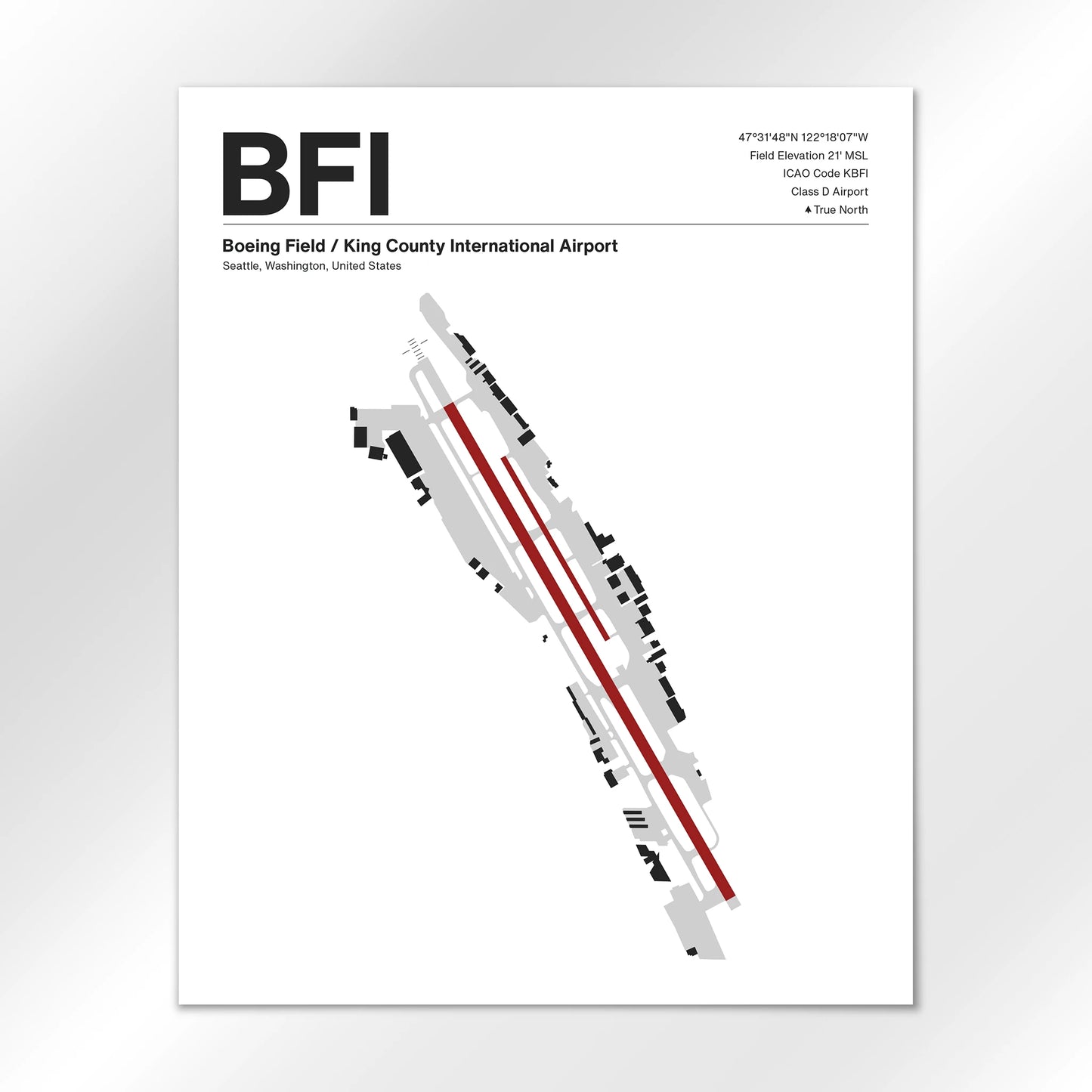 BFI Airport Diagram