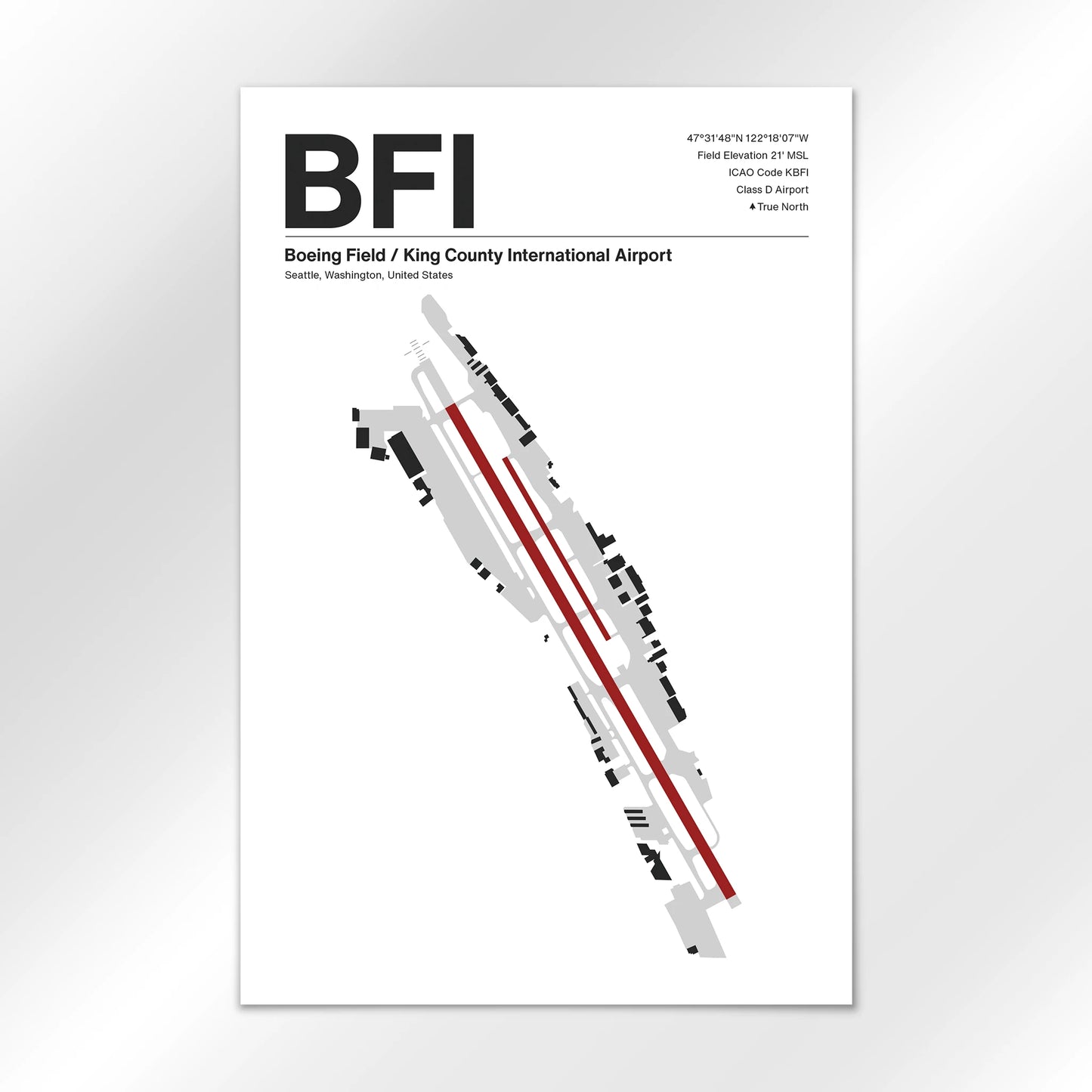 BFI Airport Diagram