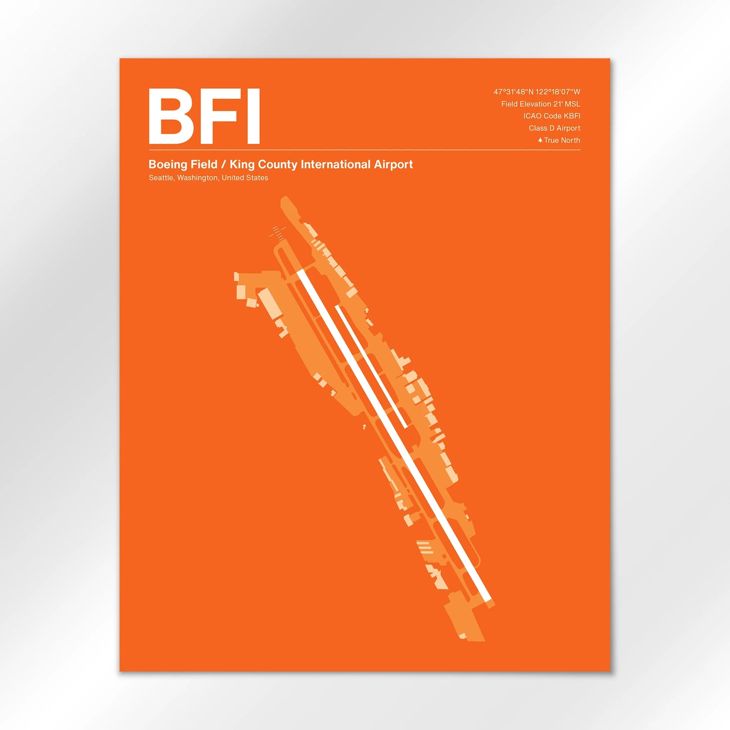 BFI Airport Diagram