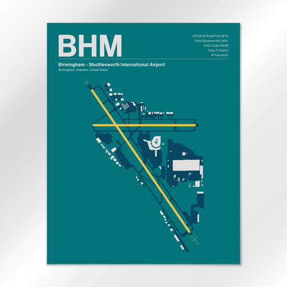 BHM Airport Diagram