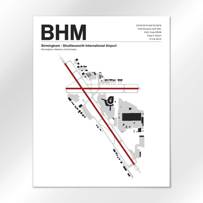 BHM Airport Diagram
