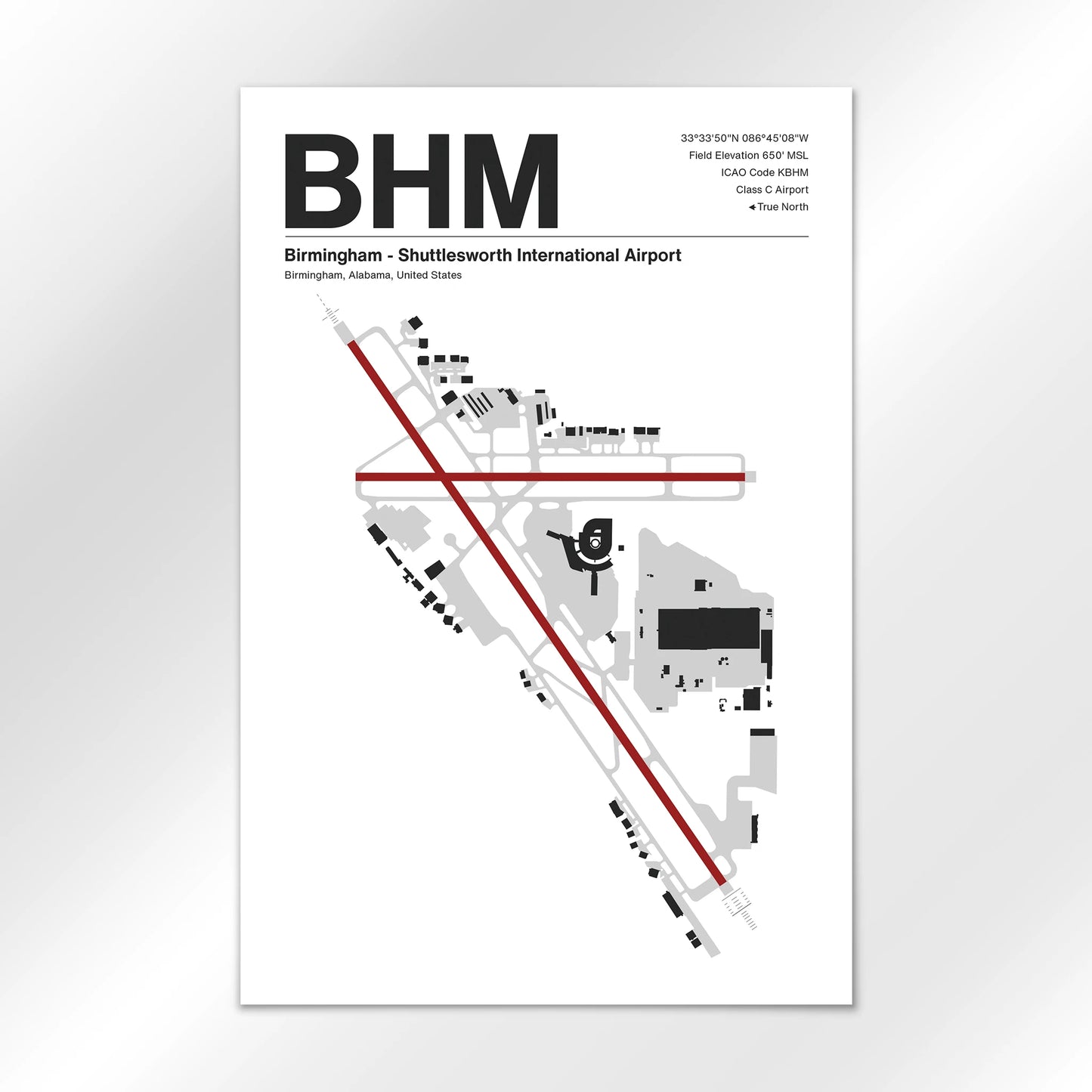 BHM Airport Diagram