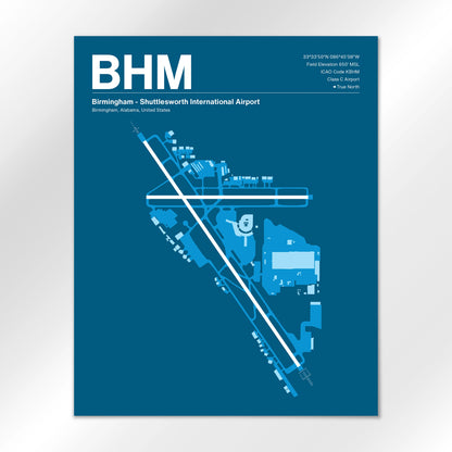 BHM Airport Diagram