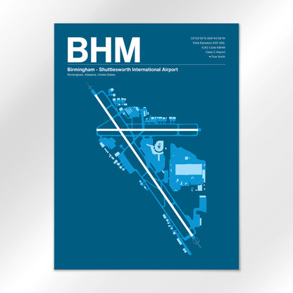 BHM Airport Diagram