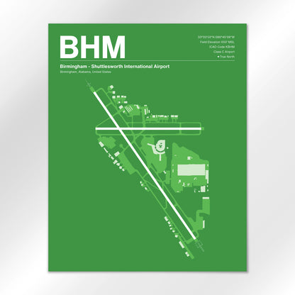 BHM Airport Diagram