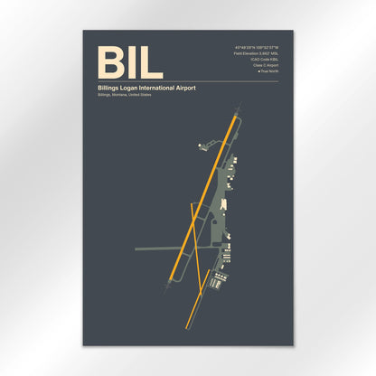 BIL Airport Diagram