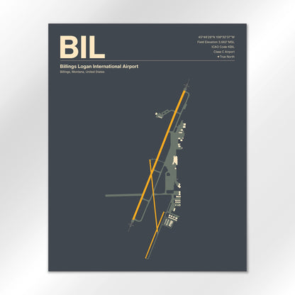 BIL Airport Diagram