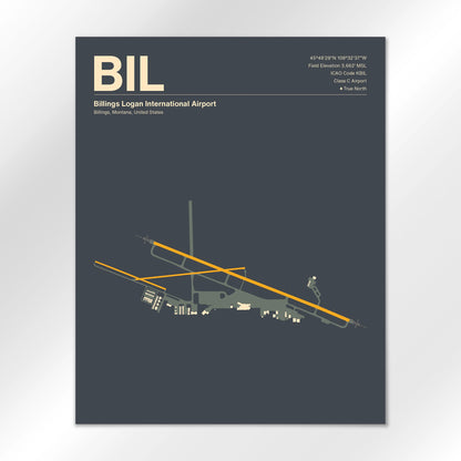 BIL Airport Diagram