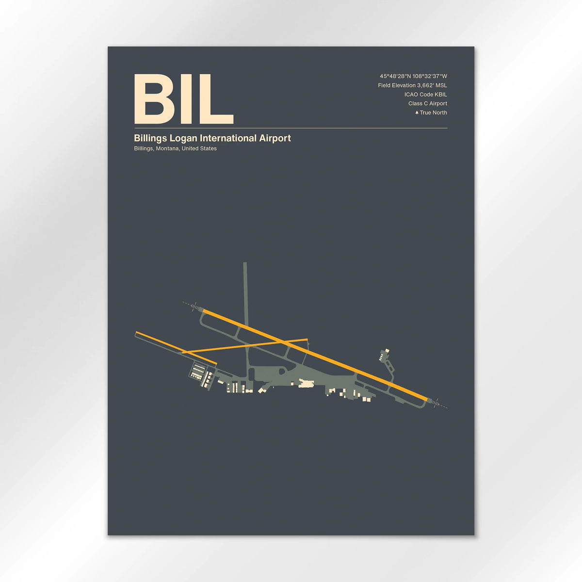 BIL Airport Diagram