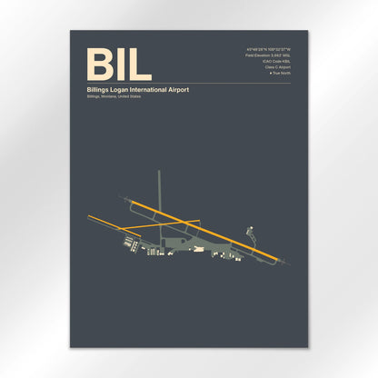 BIL Airport Diagram