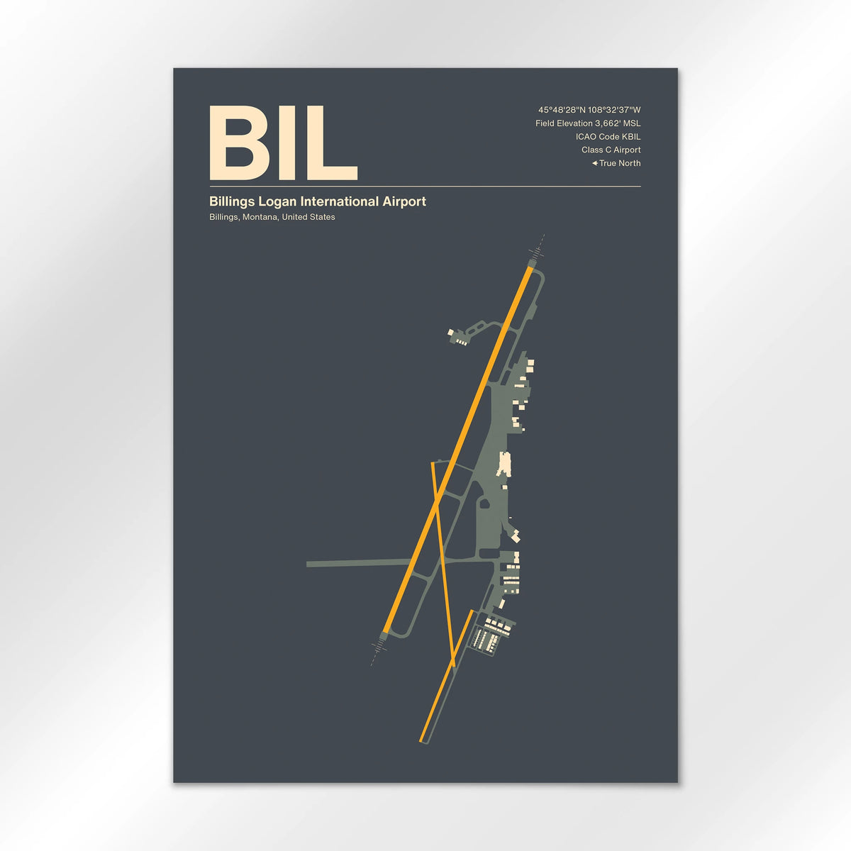 BIL Airport Diagram