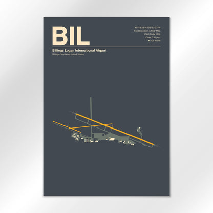 BIL Airport Diagram