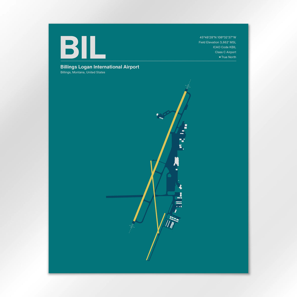 BIL Airport Diagram