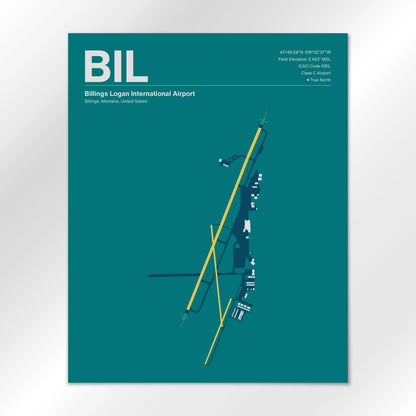 BIL Airport Diagram
