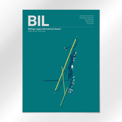 BIL Airport Diagram