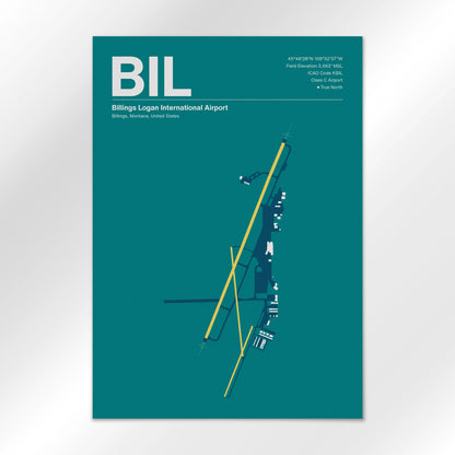 BIL Airport Diagram