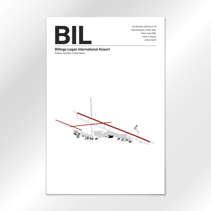 BIL Airport Diagram