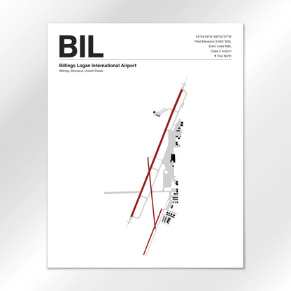 BIL Airport Diagram