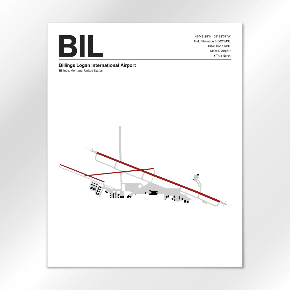 BIL Airport Diagram
