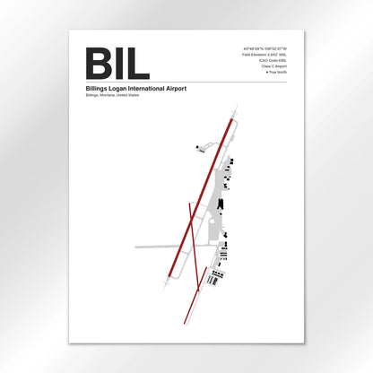 BIL Airport Diagram