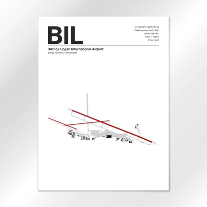 BIL Airport Diagram
