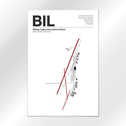 BIL Airport Diagram